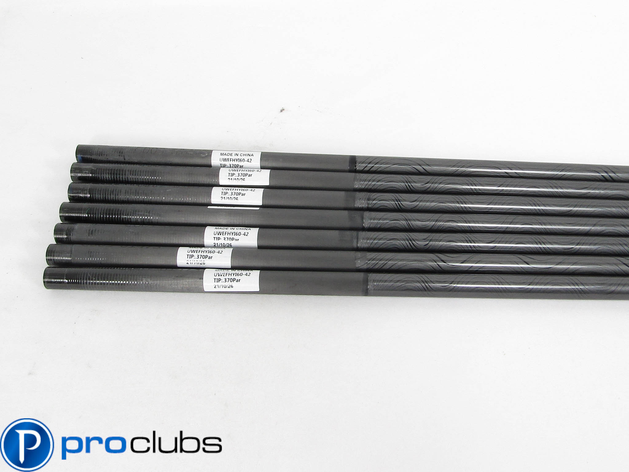 7pc NEW PROJECT X EVENFLOW 75G 6.0 STIFF FLEX IRON SHAFTS .370 TIP
